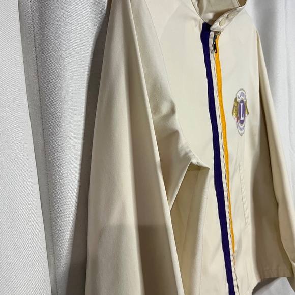 Vintage 1970s Lions Club International Jacket Men's Large Long Sleeve - Picture 15 of 16